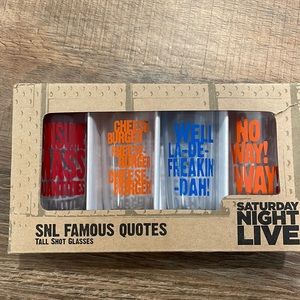 SNL Shot Glasses NIB
